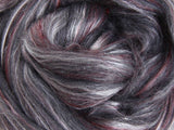 Poppy Seed - A blend of black and silver with a touch of red.