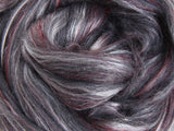 Poppy Seed - A blend of black and silver with a touch of red. 